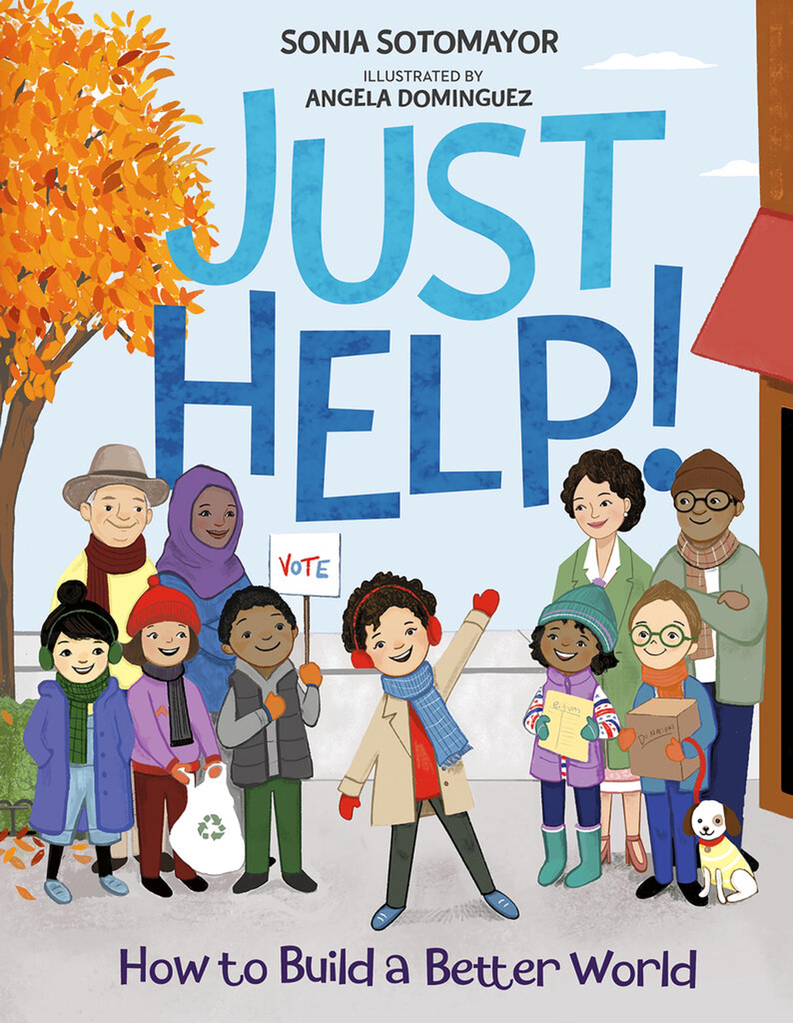 La carátula del libro “Just Help! How to Build a Better World”.