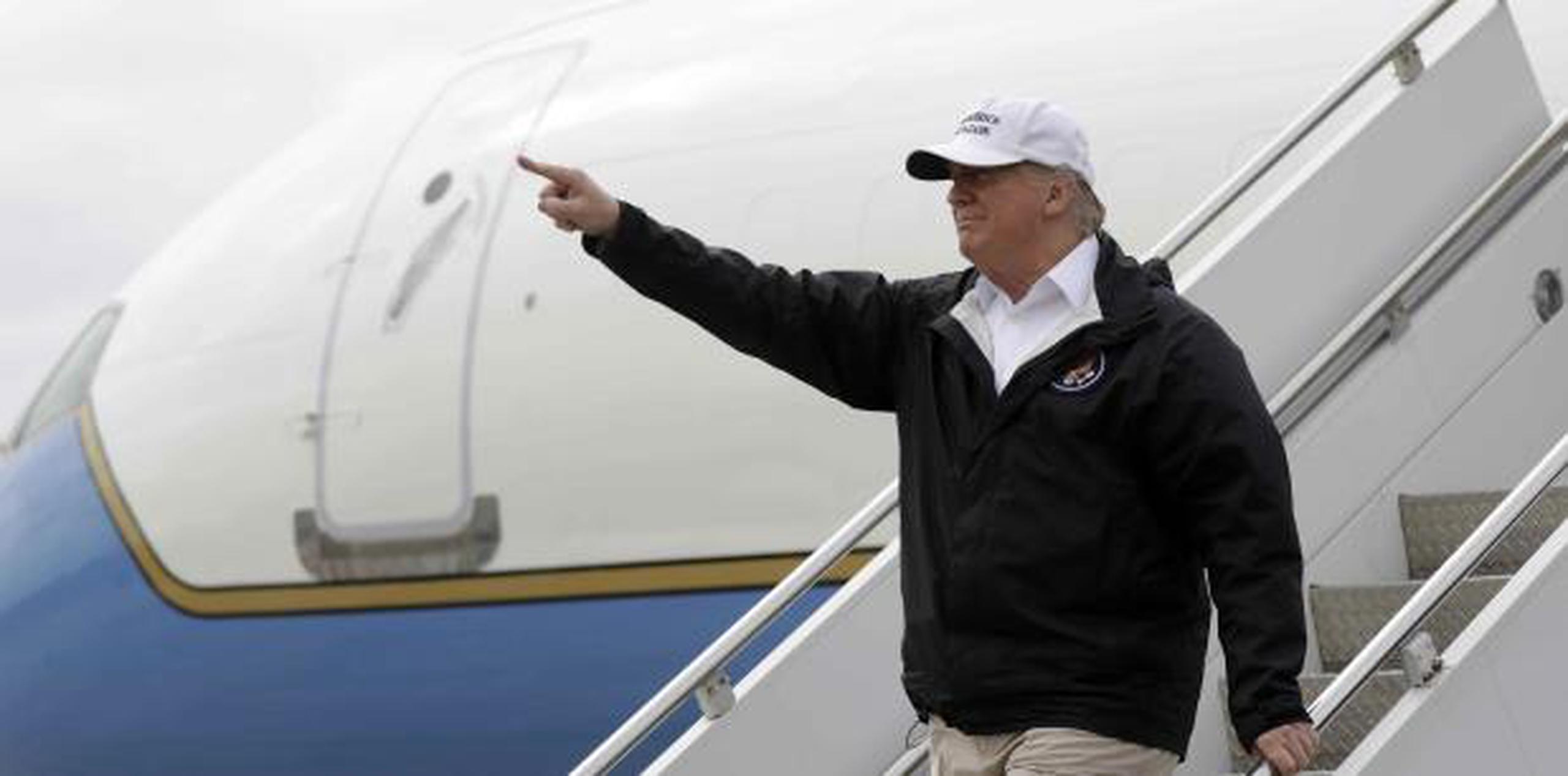 La visita de Trump a Texas no dio los resultados que quizá esperaba el presidente. (AP)