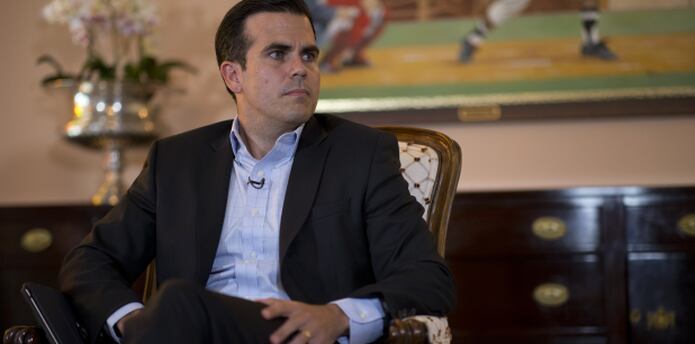 "Respeto a manifestantes,  he sido parte de manifestaciones en el pasado y ese  es uno de los grandes beneficios de vivir en una democracia...", respondió Rosselló. (XAVIER.ARAUJO@GFRMEDIA.COM)