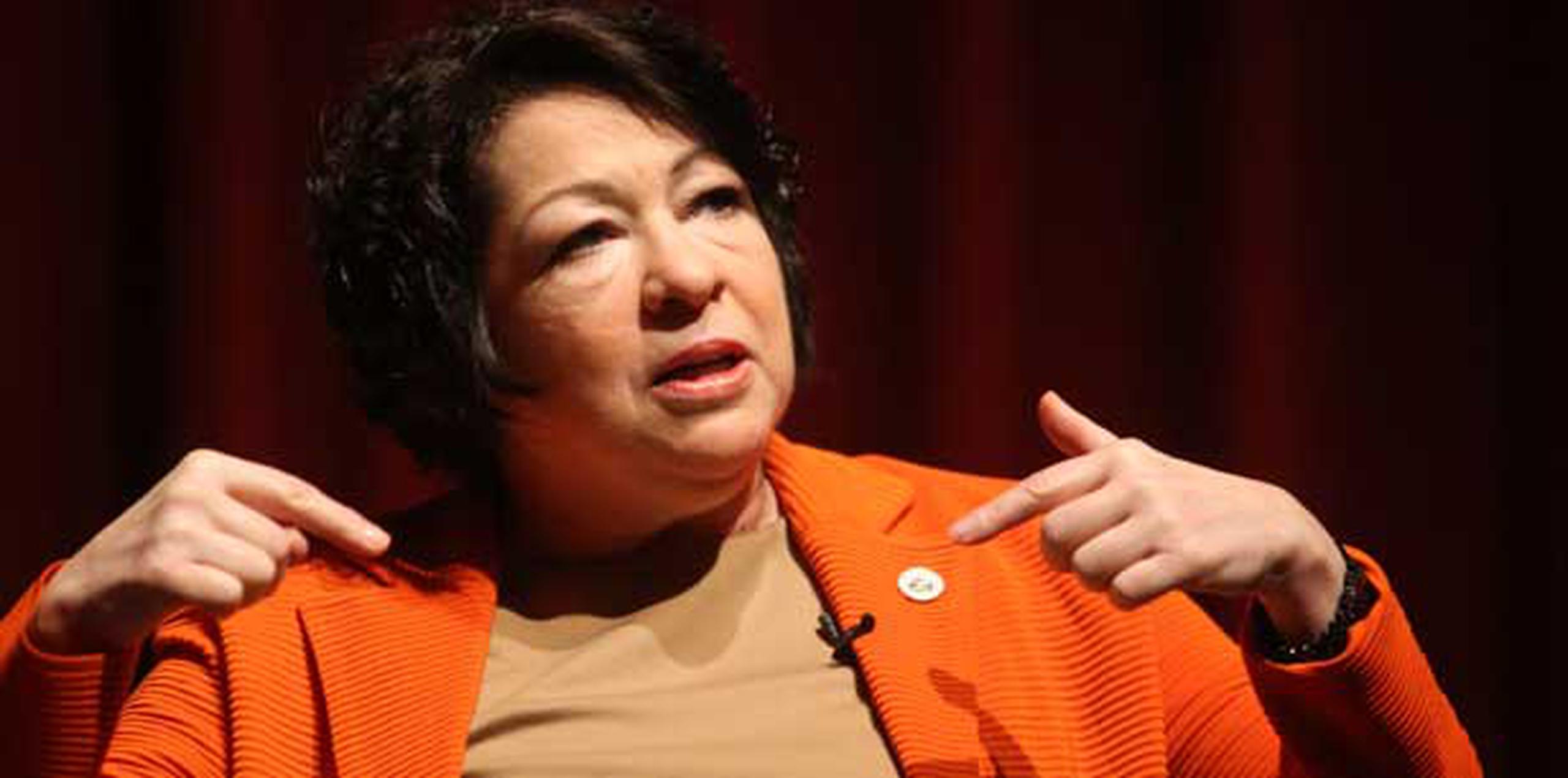 Sonia Sotomayor es la primera hispana en integrar la Corte Suprema de Estados Unidos.    (Archivo)