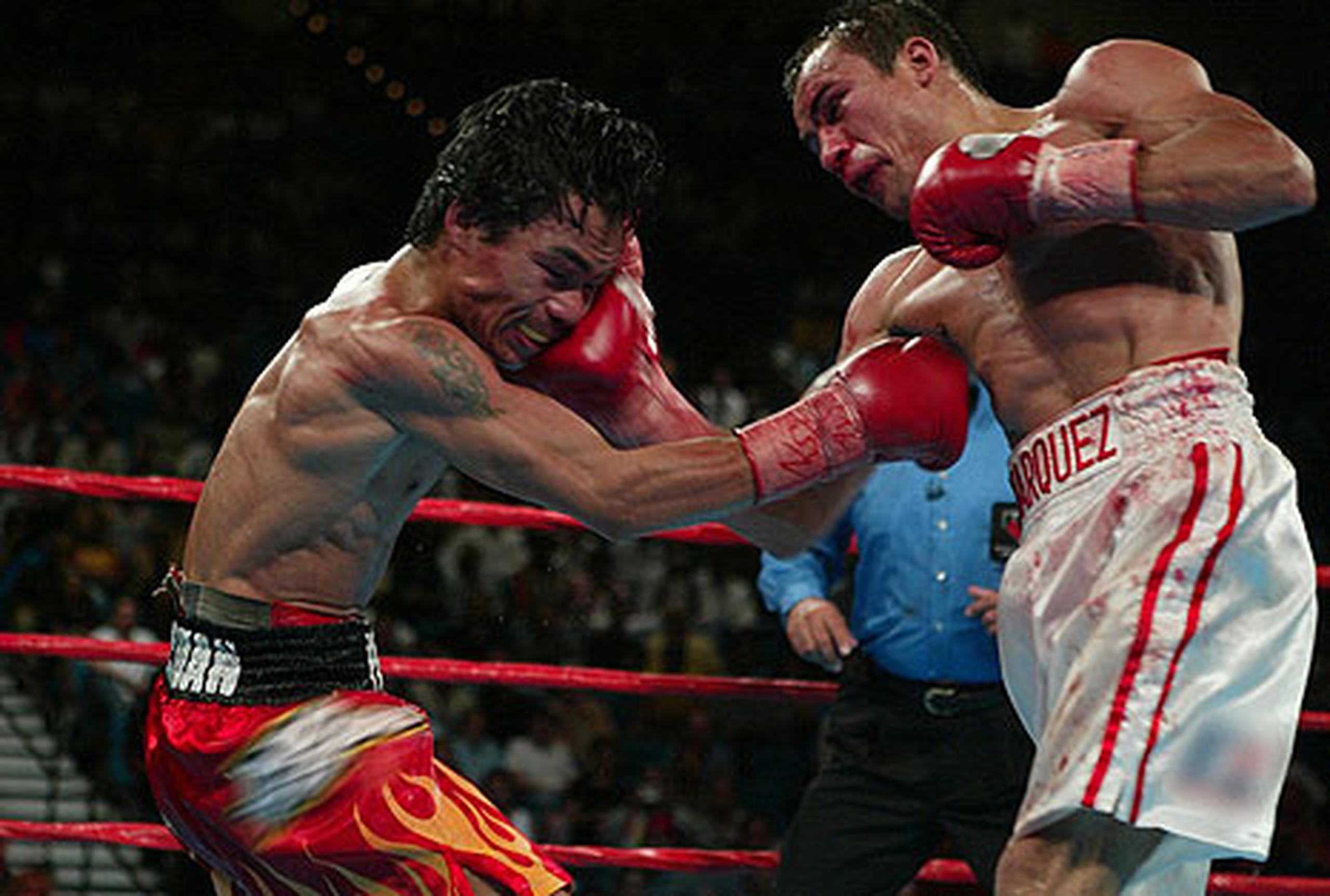 Juan Manuel Márquez asegura que le dio una lección de boxeo a Pacquiao en los últimos diez asaltos del primer encuentro entre ambos. (Suministrada)