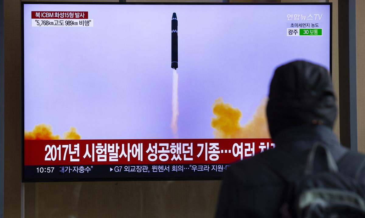 North Korea launches short-range missiles