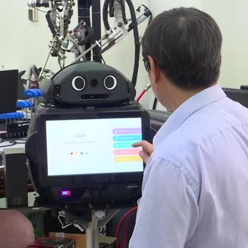  Tailandia lanza al robot médico "Ninja" para luchar contra el nuevo coronavirus