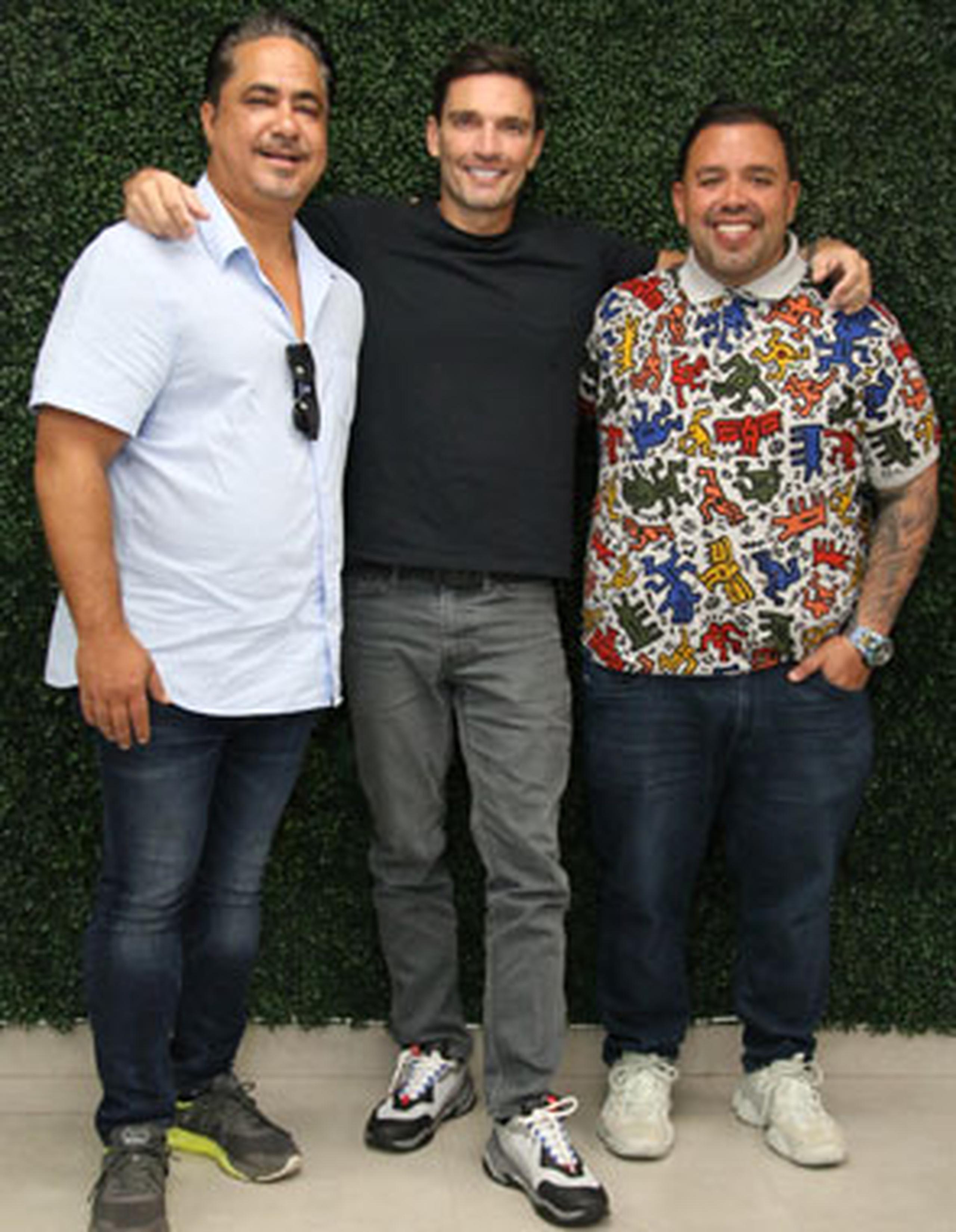 Carlos Vega, Julián Gil y Jorge Pabón “Molusco” (Suministrada)