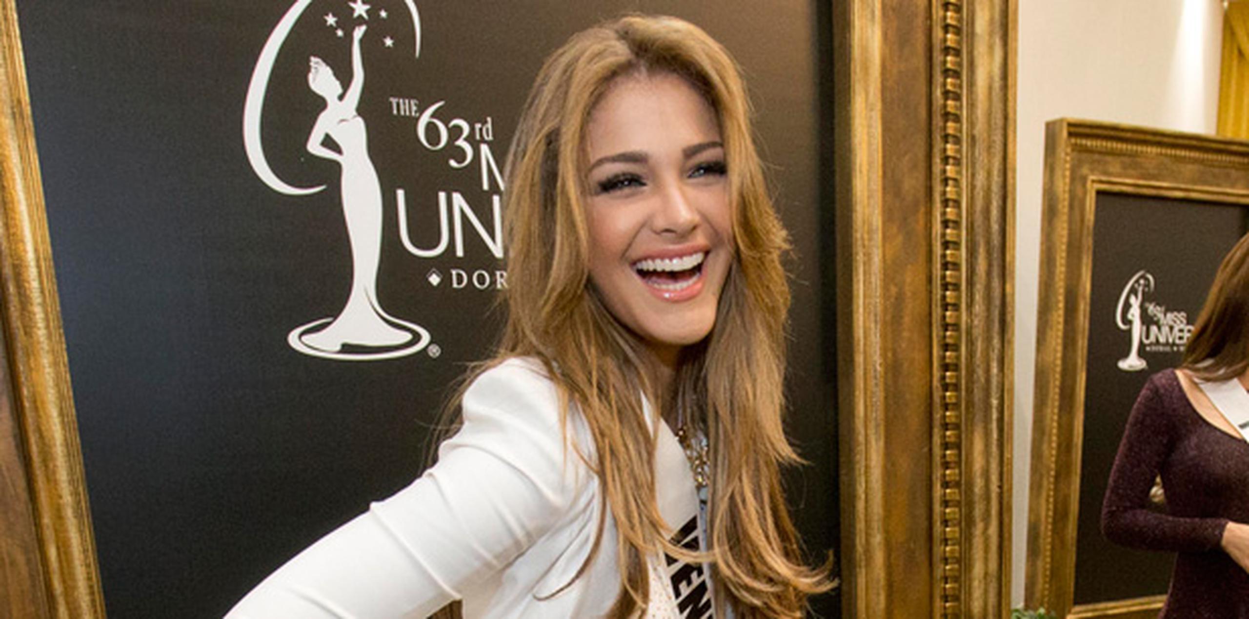 Las declaraciones de Migbelis tuvieron lugar tras la presentación oficial de las 21 aspirantes de Latinoamérica y España en el certamen Miss Universo 2014, en una conferencia de prensa en la que se anunció que la actriz Blanca Soto será parte del jurado. (AP)