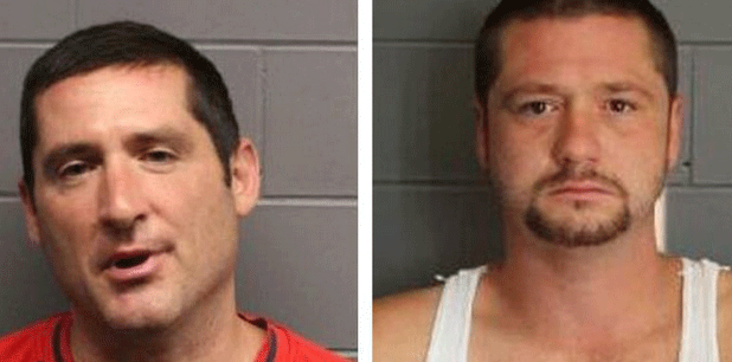 Scott Leader, de 38 años, y su hermano Steve, de 30, fueron detenidos hoy sin derecho a fianza bajo los cargos de ataque, exposición indecorosa y amenaza de cometer un delito.(bostonglobe.com)
