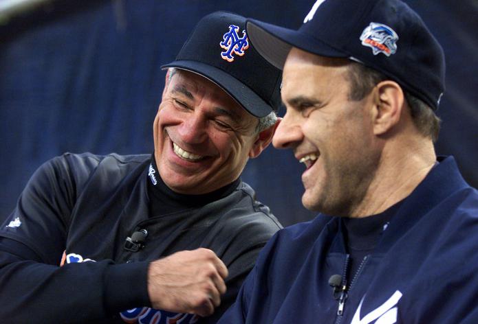 Bobby Valentine y Joe Torre, quienes dirigían a los Mets y Yankees, respectivamente, en el 2001, tendrán a cargo el lanzamiento de honor del choque del sábado en el Citi Field.