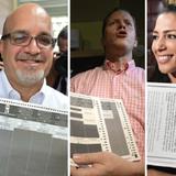 Candidatos ejercen su derecho al voto