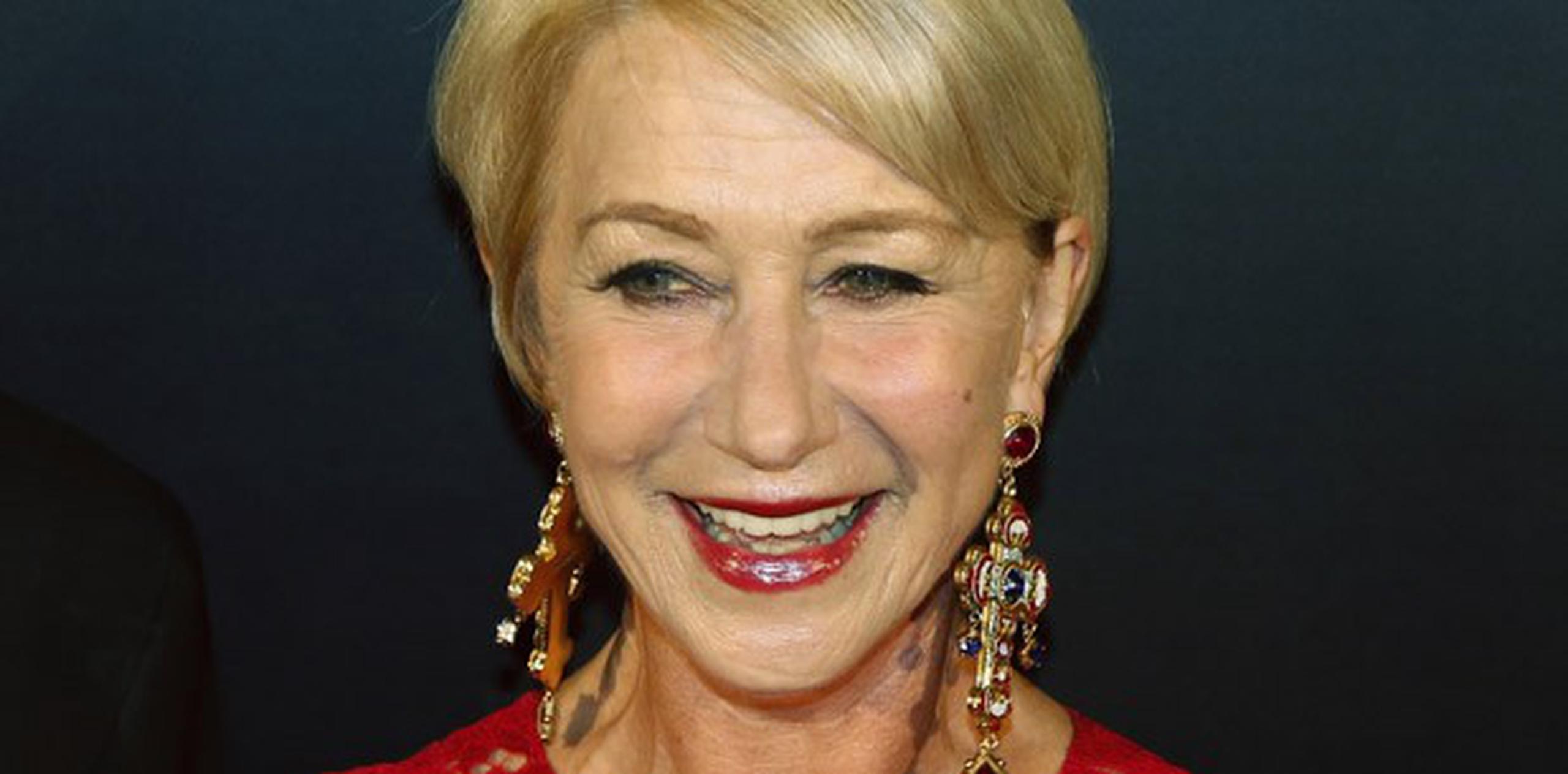 Mirren, de 68 años, ganó el Oscar a la mejor actriz en 2007 por su papel como la reina Isabel II en "The Queen". (Archivo)