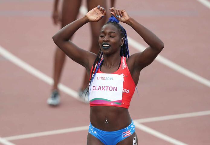 Grace Claxton cerró primera en la segunda semifinal. (Juan Luis Martínez)