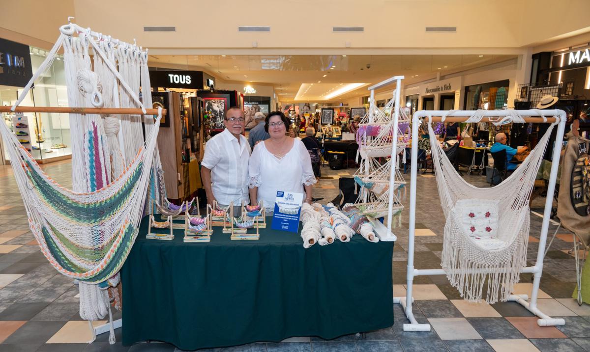 More than 150 artisans say they are at the Plaza Las Americas Craft Fair