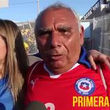 Con la frente en alto los fanáticos chilenos