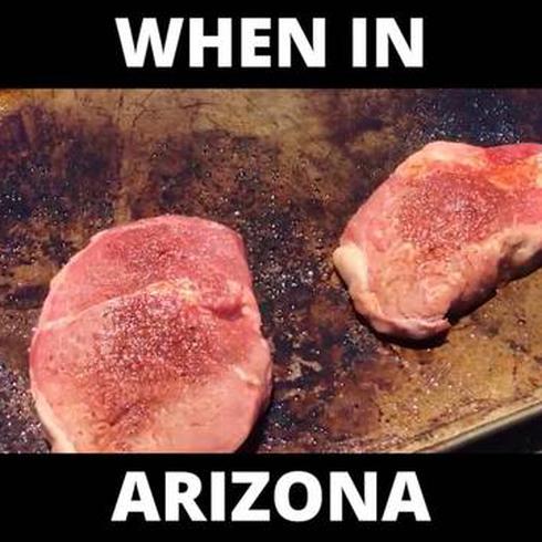 Fríen carnes en calles de Arizona por ola de calor