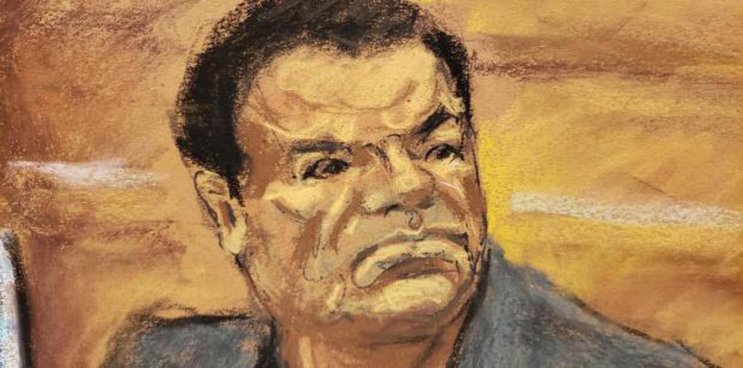 El Chapo se ha declarado inocente de acusaciones de acumular una fortuna multimillonaria al traficar toneladas de cocaína y otras drogas desde México a Estados Unidos. (EFE / Jane Rosenberg)