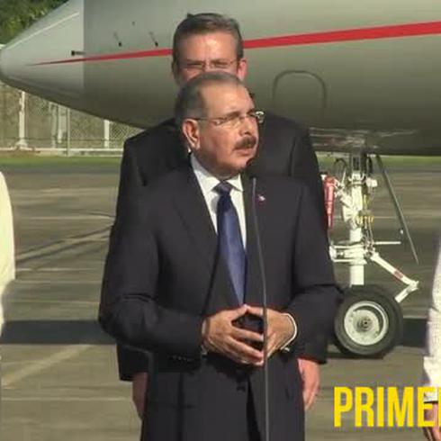 Gobernador ofrece mensaje de bienvenida a presidente dominicano 