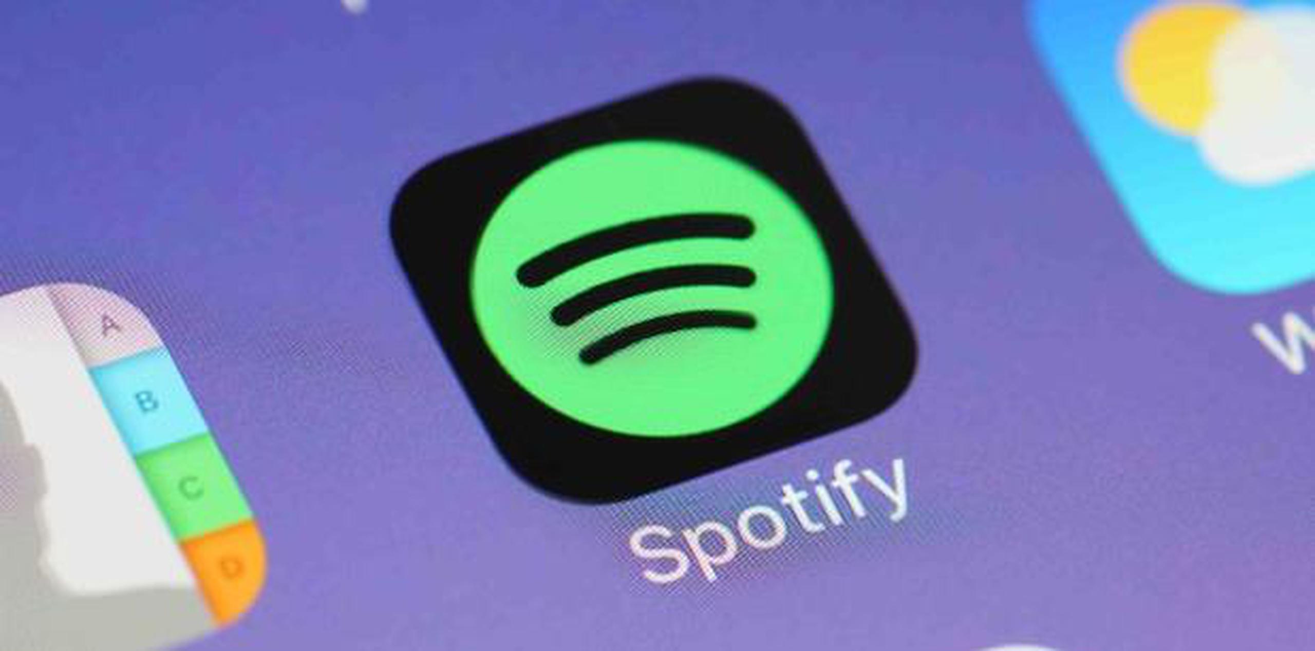 Aplicación de Spotify. (Shutterstock)