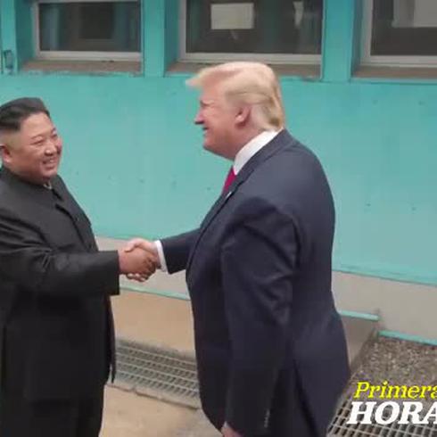 Donald Trump se convierte en el primer mandatario estadounidense en pisar suelo norcoreano