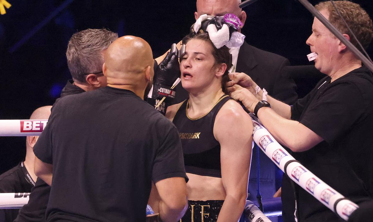 Katie Taylor lost the long-awaited match against her people