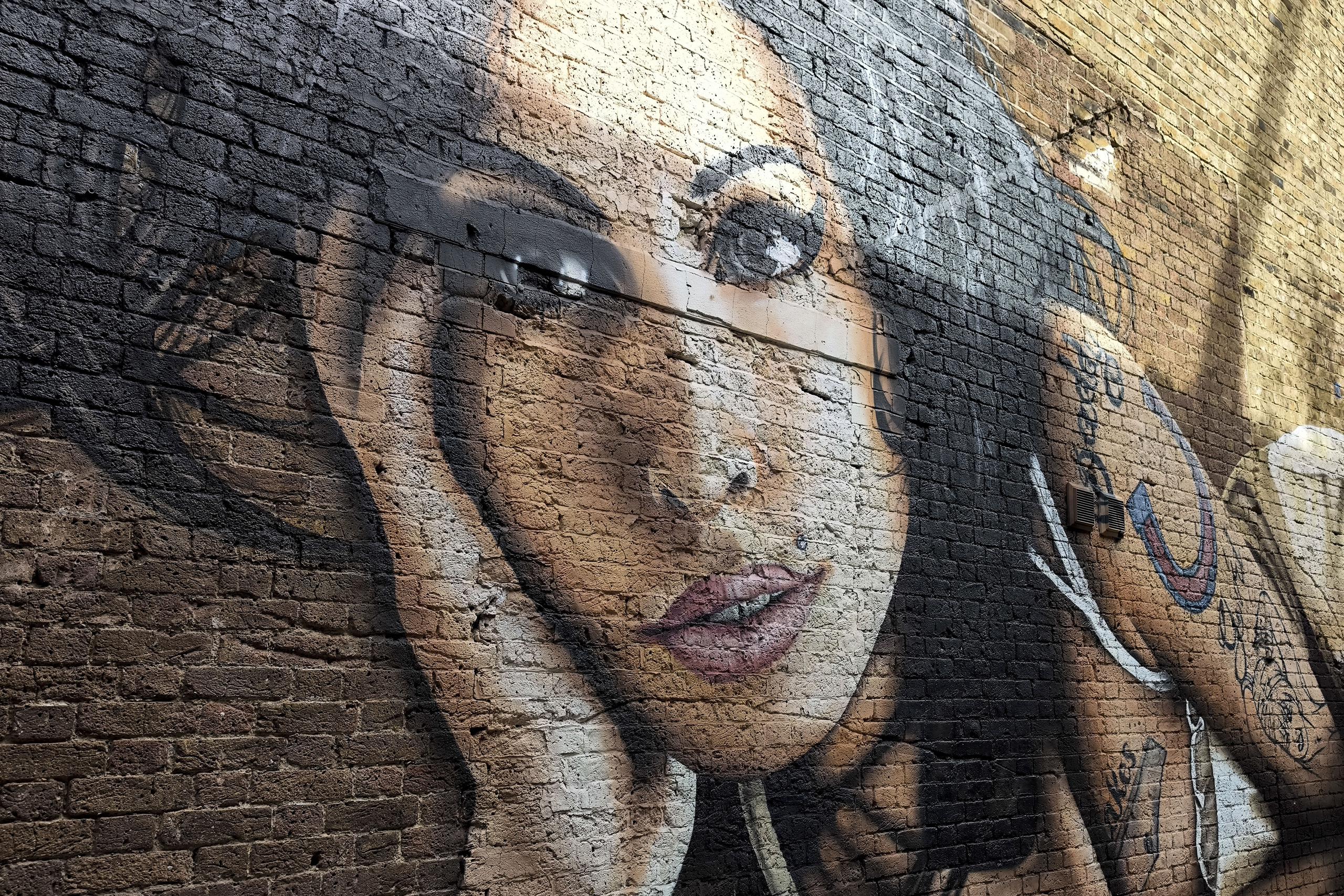 En la imagen, mural en Camden Town que recuerda a su diva, Amy, en las paredes del barrio. 