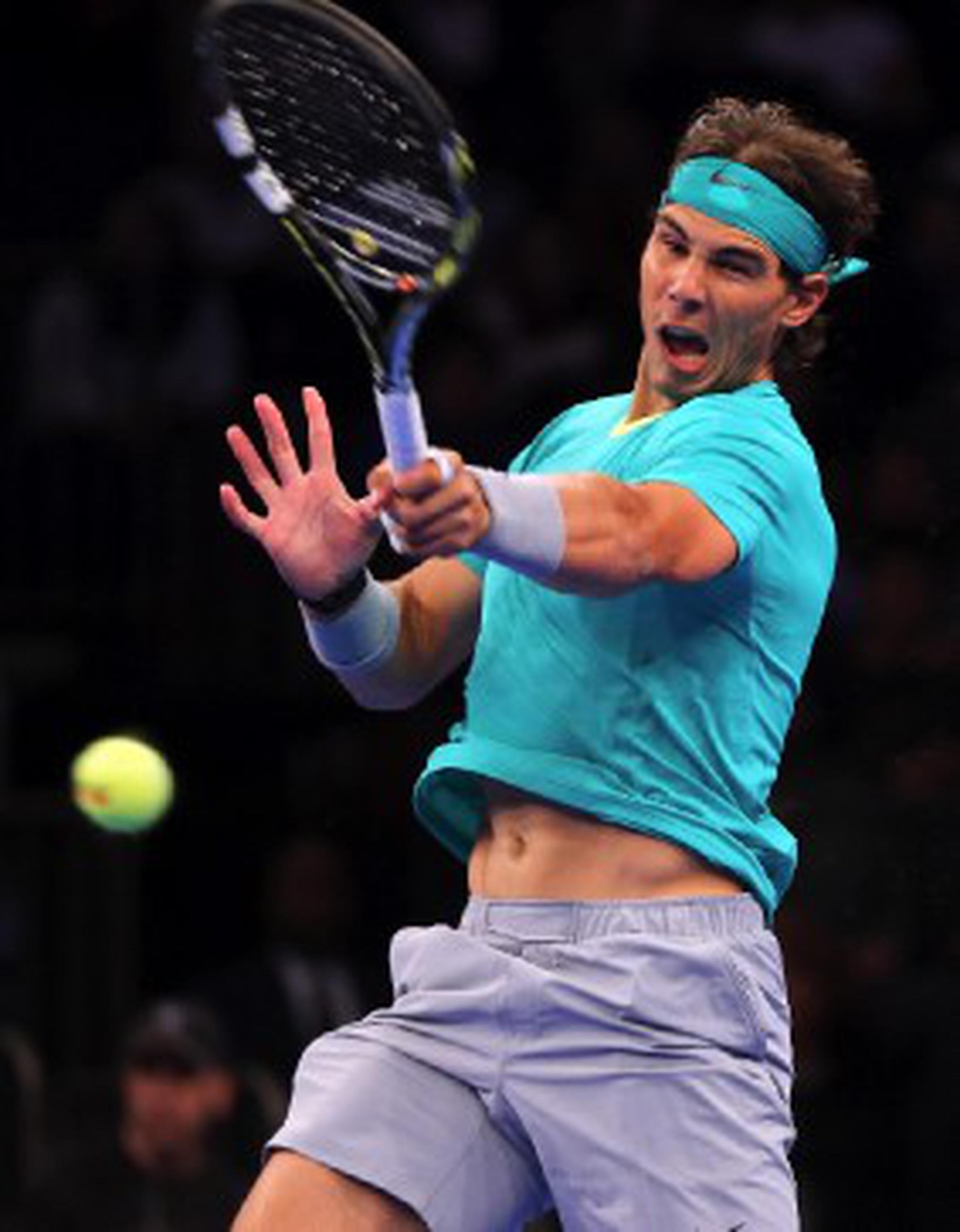 Rafael Nadal no estaba muy preocupado sobre jugar en cancha dura el lunes por la noche en Nueva York. (AFP)