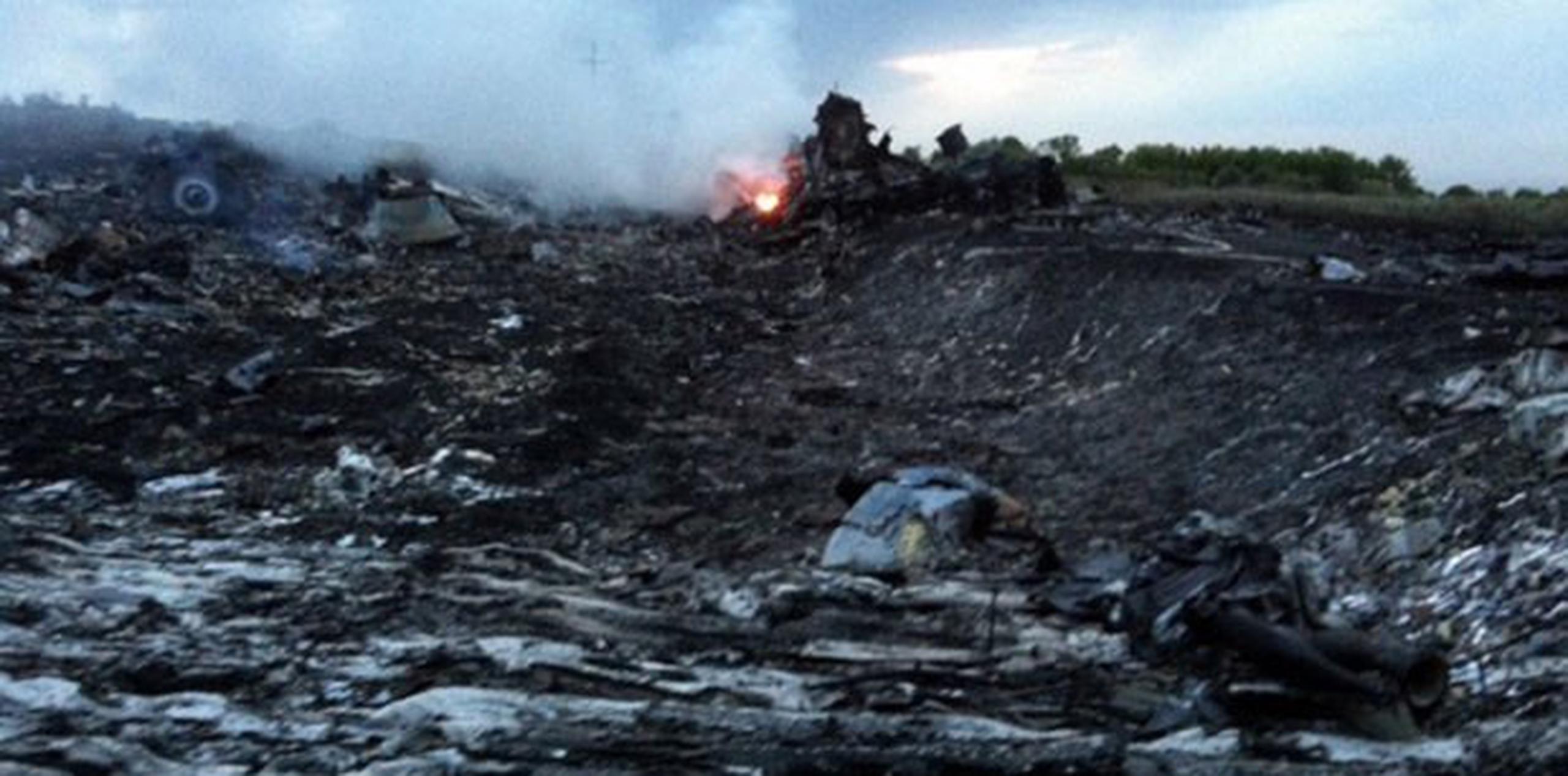 El 17 julio 2014 fallecieron los 298 ocupantes del avión Boeing 777 de Malaysia Airlines derribado por un misil en la zona de conflicto en el este de Ucrania. (Archivo)