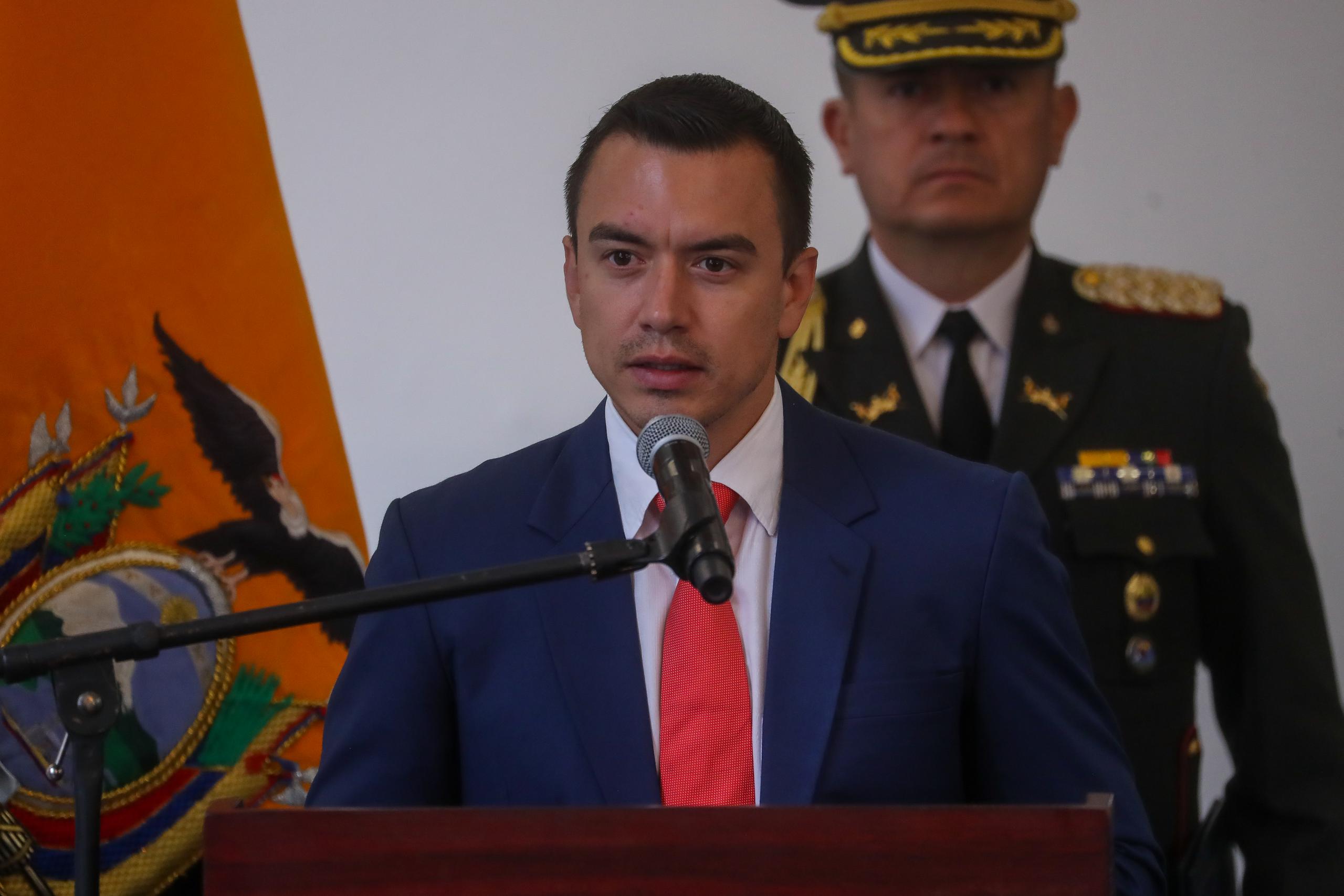 El presidente de Ecuador, Daniel Noboa,  nacido en Miami, ha viajado con frecuencia a esa ciudad desde que asumió la jefatura del Estado en noviembre de 2023