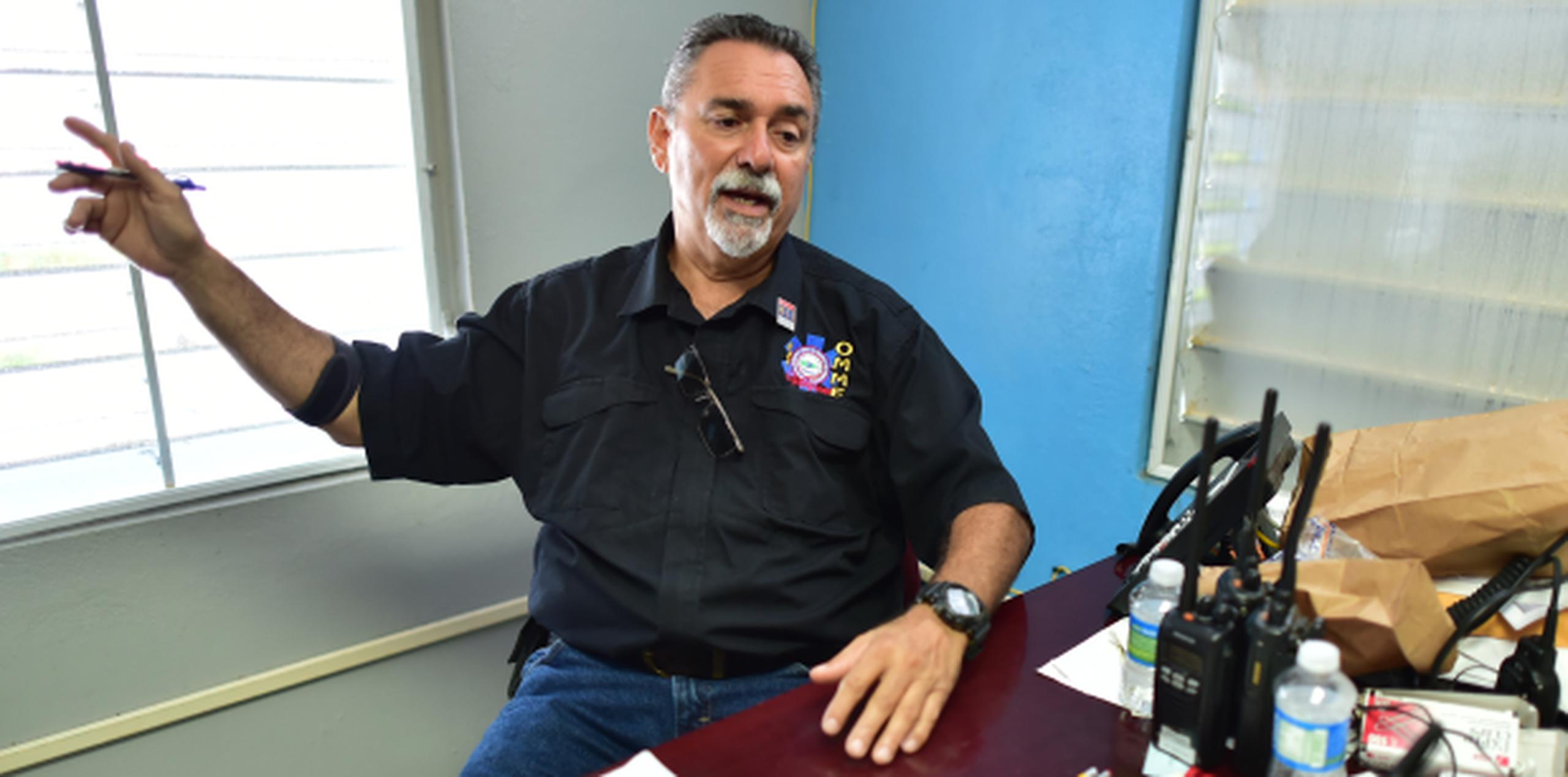 Héctor Olivieri, director de la Oficina de Manejo de Emergencias en el municipio de Vieques (Archivo)