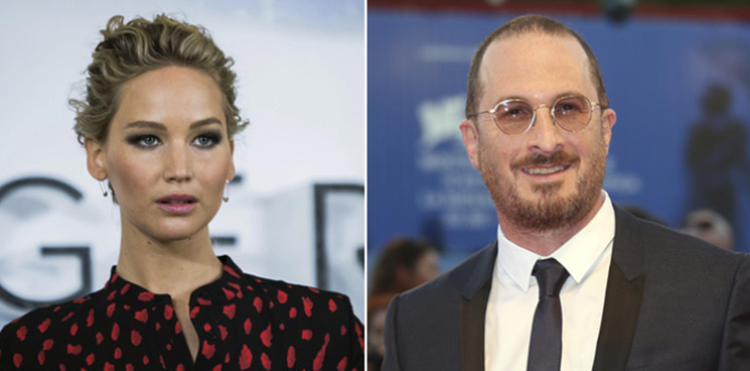 Jennifer Lawrence y Darren Aronofsky comenzaron su relación luego de que se cruzaran en el último proyecto del cineasta, "Mother!". (Archivo)