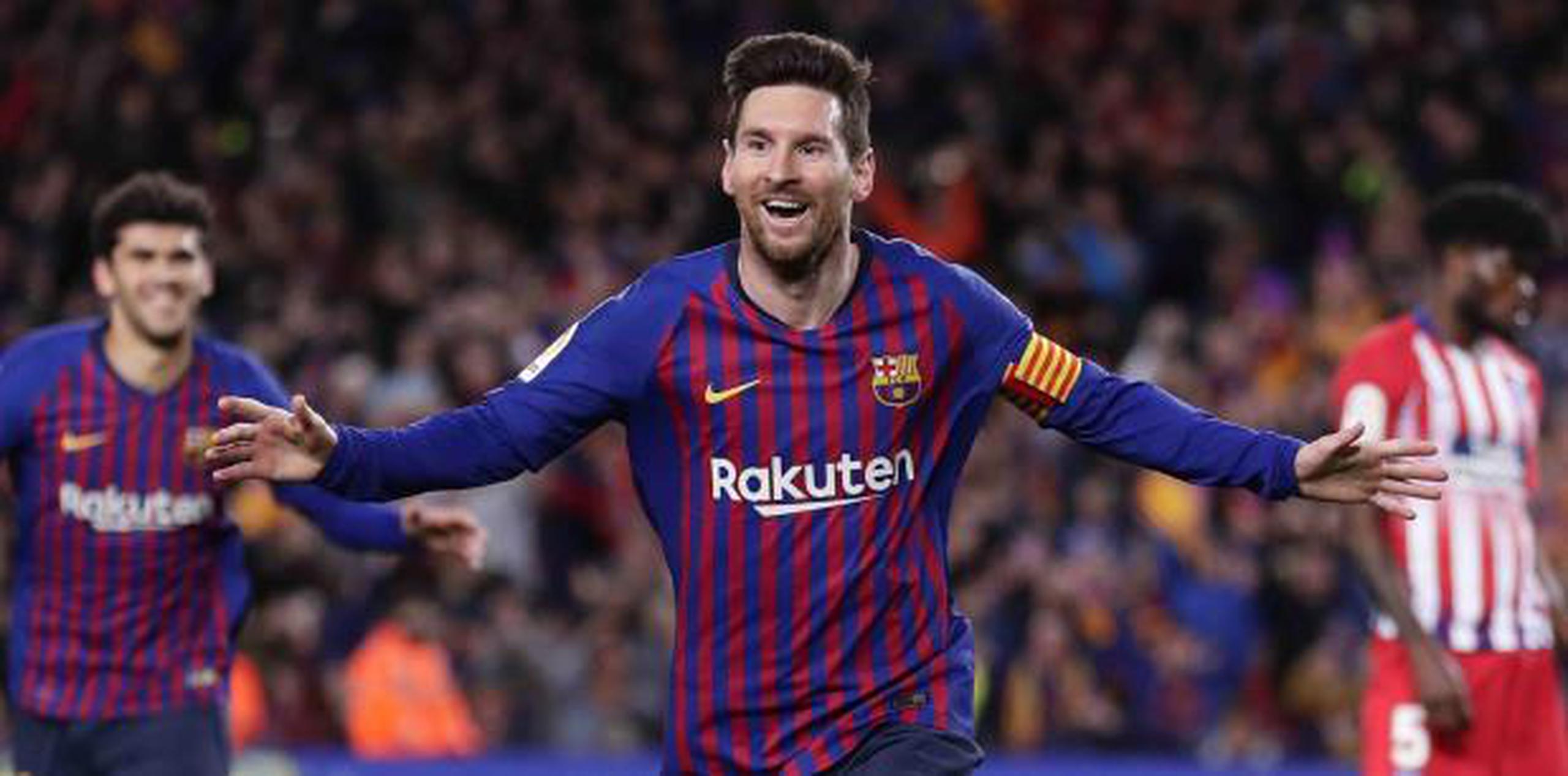 Lionel Messi es el goleador histórico del Barcelona con 609 conquistas en 697 partidos, más una cosecha de 34 títulos. (AP)
