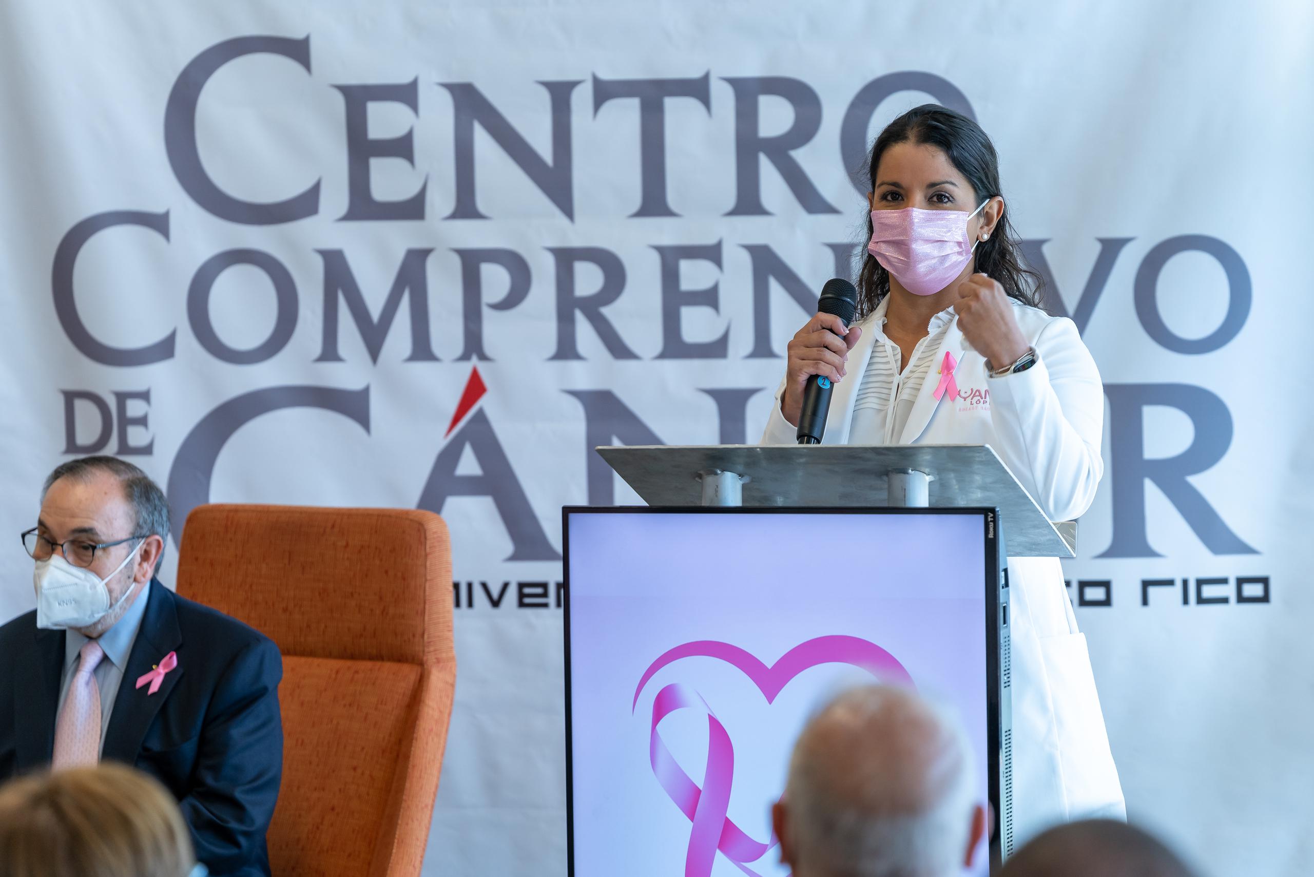 Dra. Yania Lopéz, radióloga del Centro Comprensivo de Cáncer.
