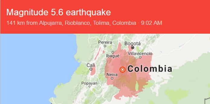 Fuerte terremoto de magnitud 5.7 sacude gran parte de ...