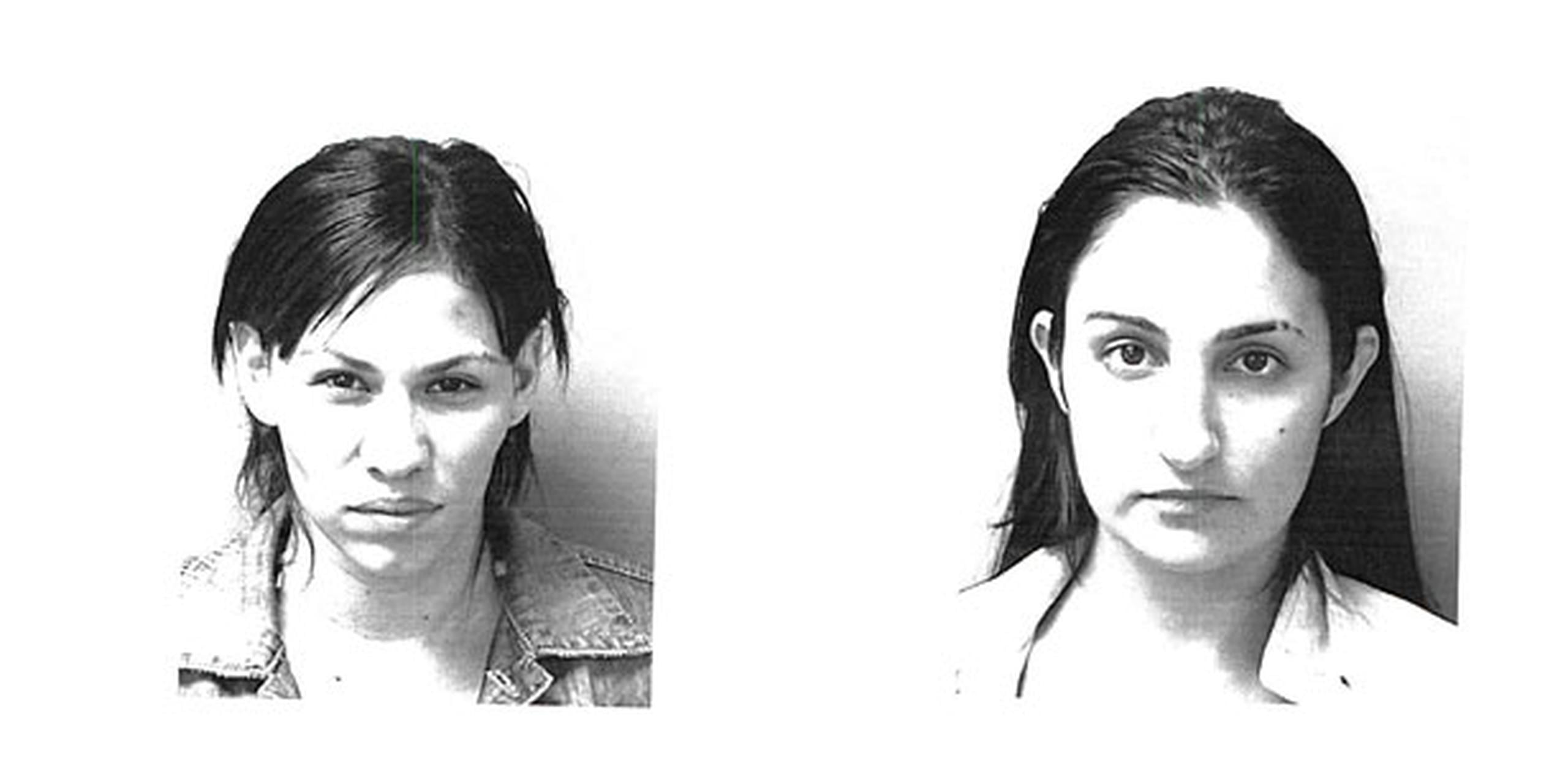 Zuthbeida Rodríguez Morales, de 27 años, y Lourdes Navarro Marrero, de 28 años. (Suministradas)
