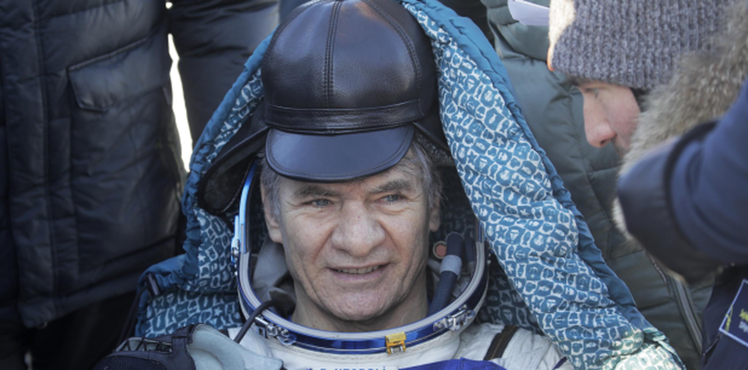Para Paolo Nespoli, esta ha sido su tercera visita a la Estación Espacial Internacional. (AP / Dmitri Lovetsky, Pool)
