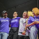 FOTOS: Raymond Arrieta completa 15 años de caminatas a favor de los pacientes de cáncer