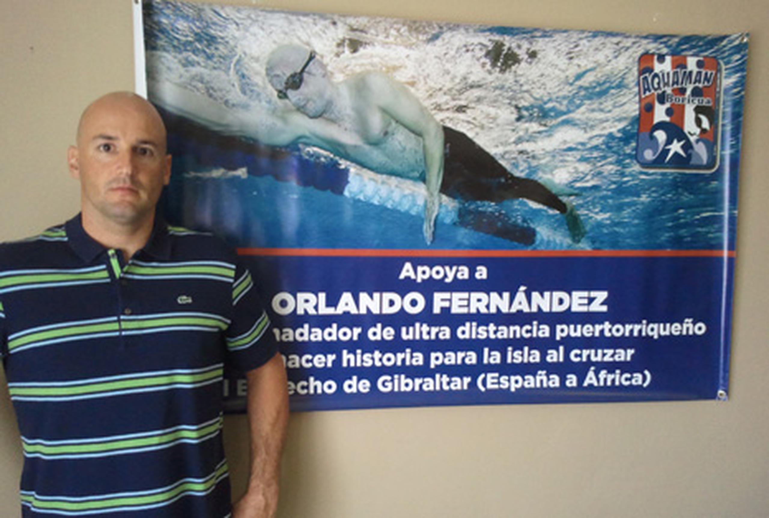 Este año el evento se le dedica a Orlando Fernández, alias “Aquaman boricua”, quien ha sido el único puertorriqueño en cruzar el Estrecho de Gibraltar. (Suministrada)