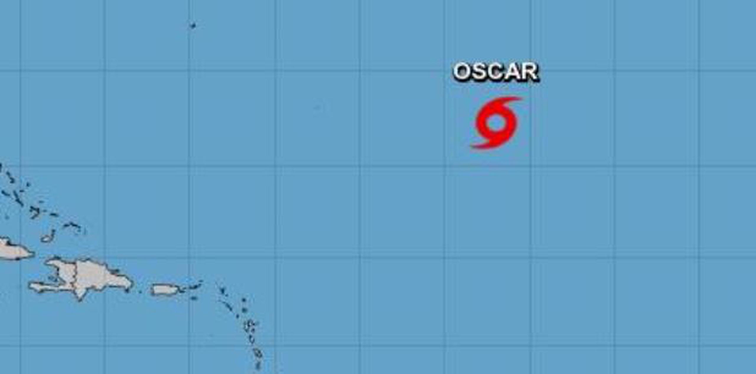 Oscar no representa riesgo para zonas pobladas. (NOAA)