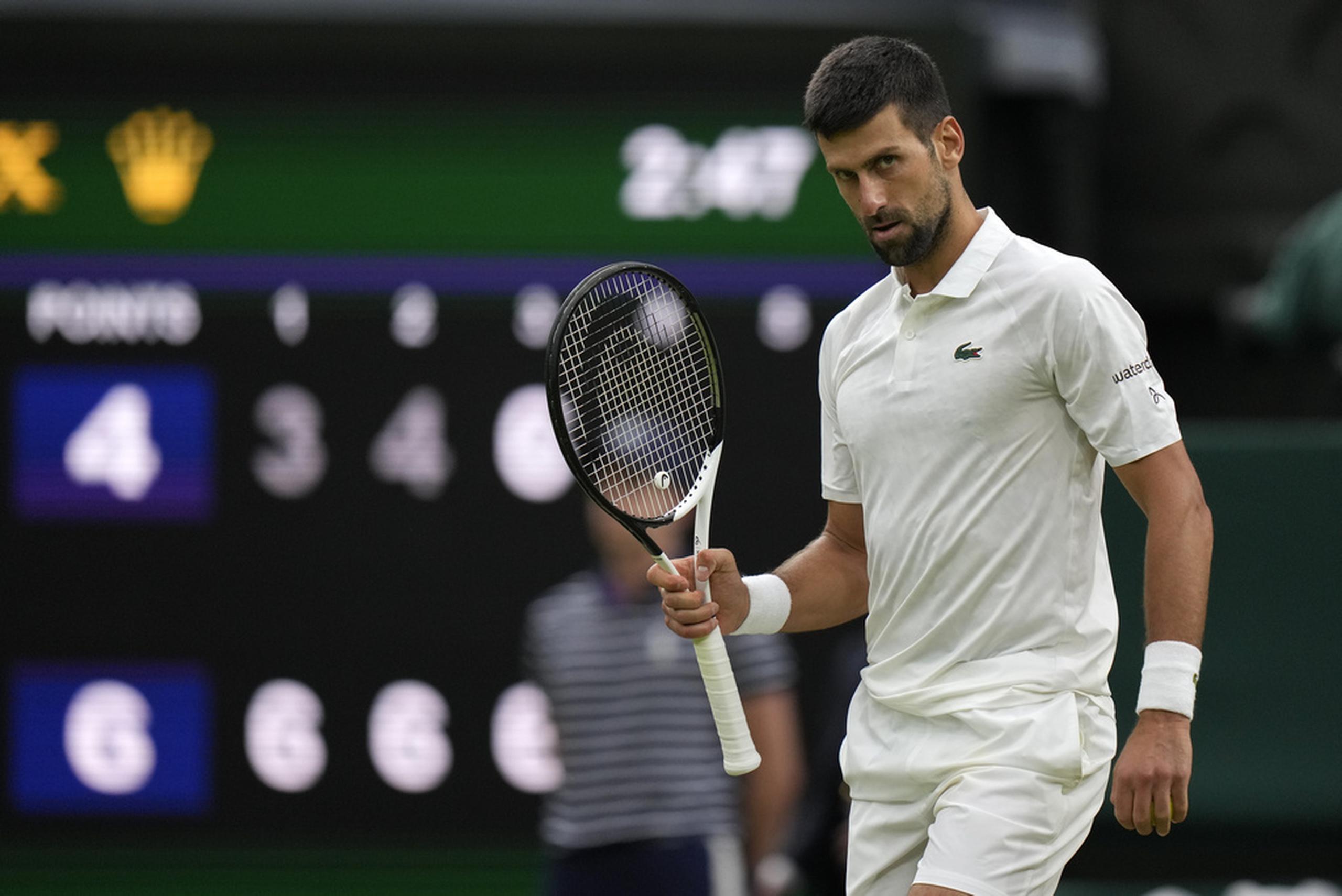 El serbio Novak Djokovic venció al italiano Jannik Sinner en la semifinal.