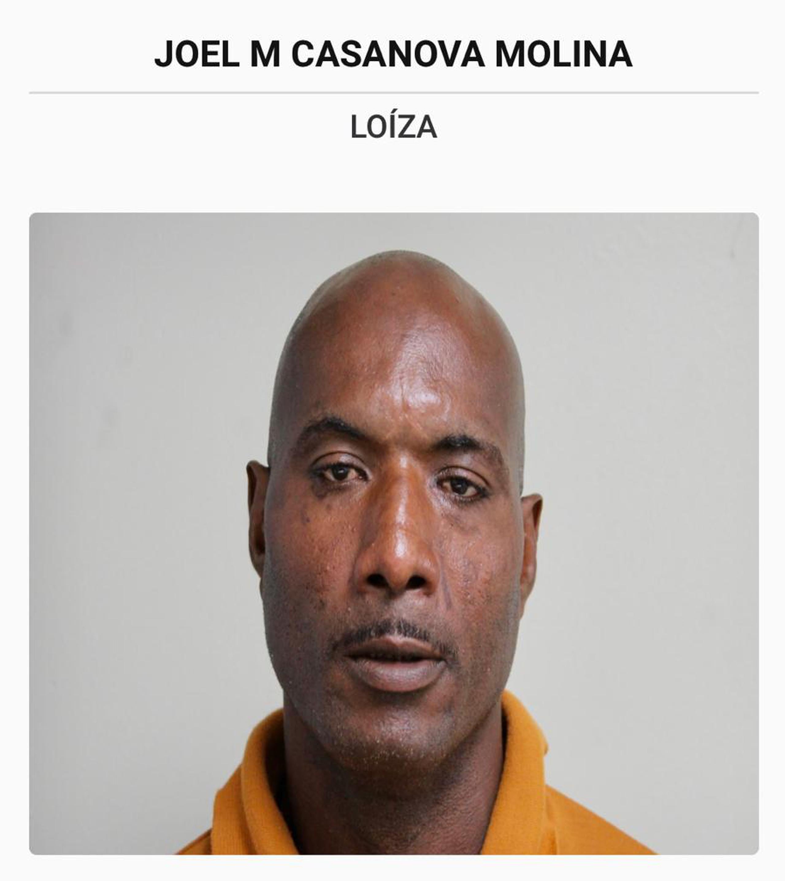 Joel M. Casanova Molina enfrenta cargos por exposiciones deshonestas y acecho.