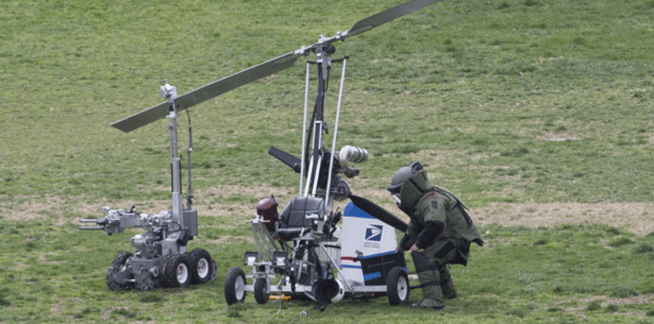 La policía del Capitolio de Estados Unidos se encuentra investigando un helicóptero giroscopio que solo tiene espacio para una persona. (EFE)