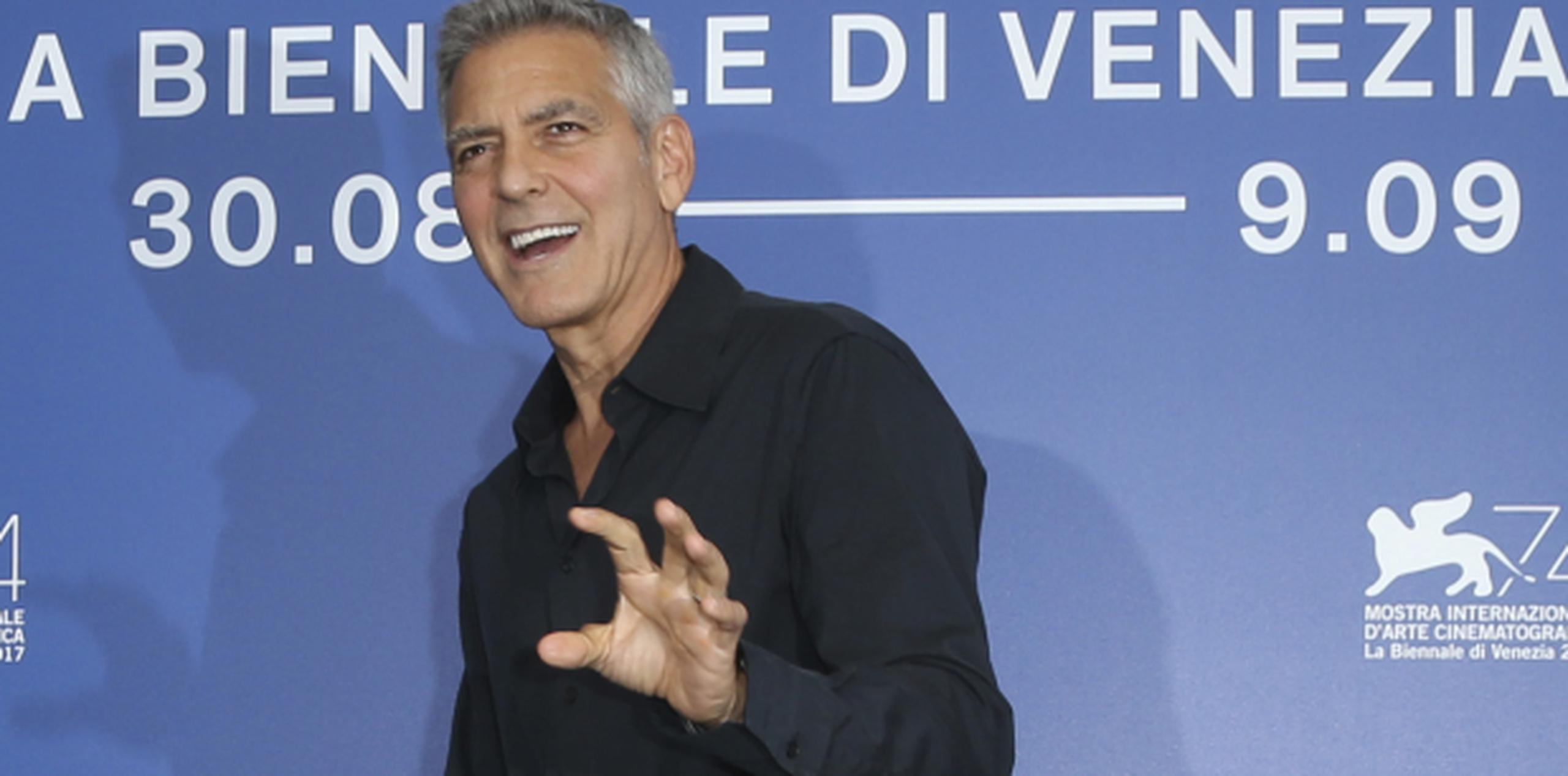 Clooney se ha mostrado en desacuerdo en numerosas ocasiones con el presidente de Estados Unidos, Donald Trump. (AP)