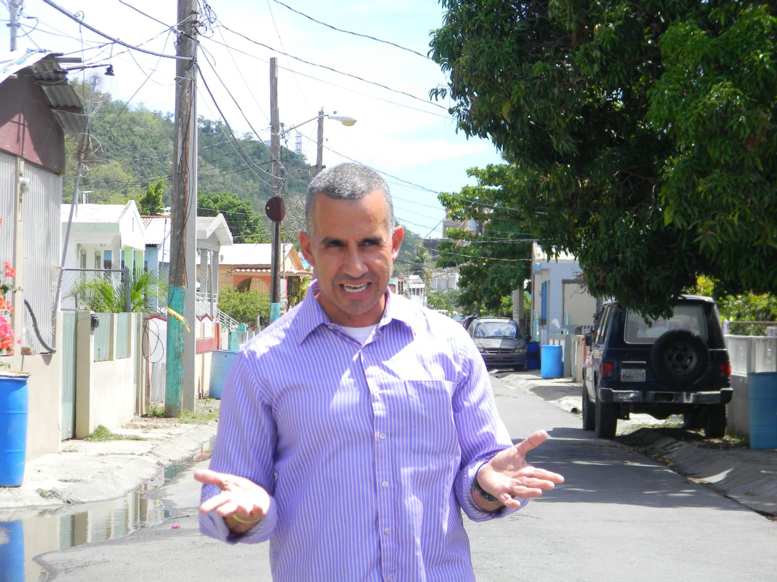 Edgardo Cruz, candidato independiente a la alcaldía de Guánica.