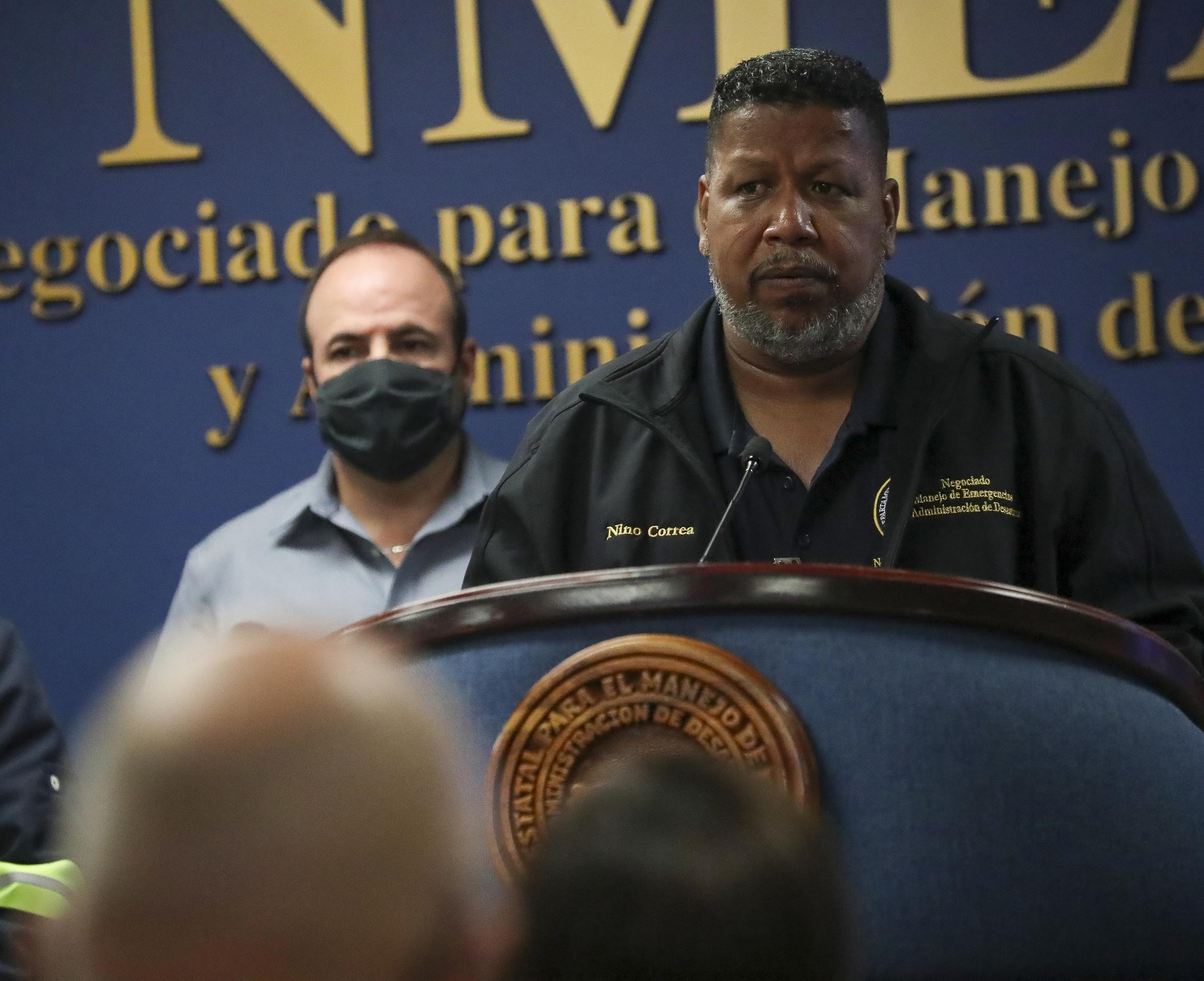 En la foto, Nino Correa, comisionado interino del Negociado de Manejo de Emergencias y Administración de Desastres (NMEAD)