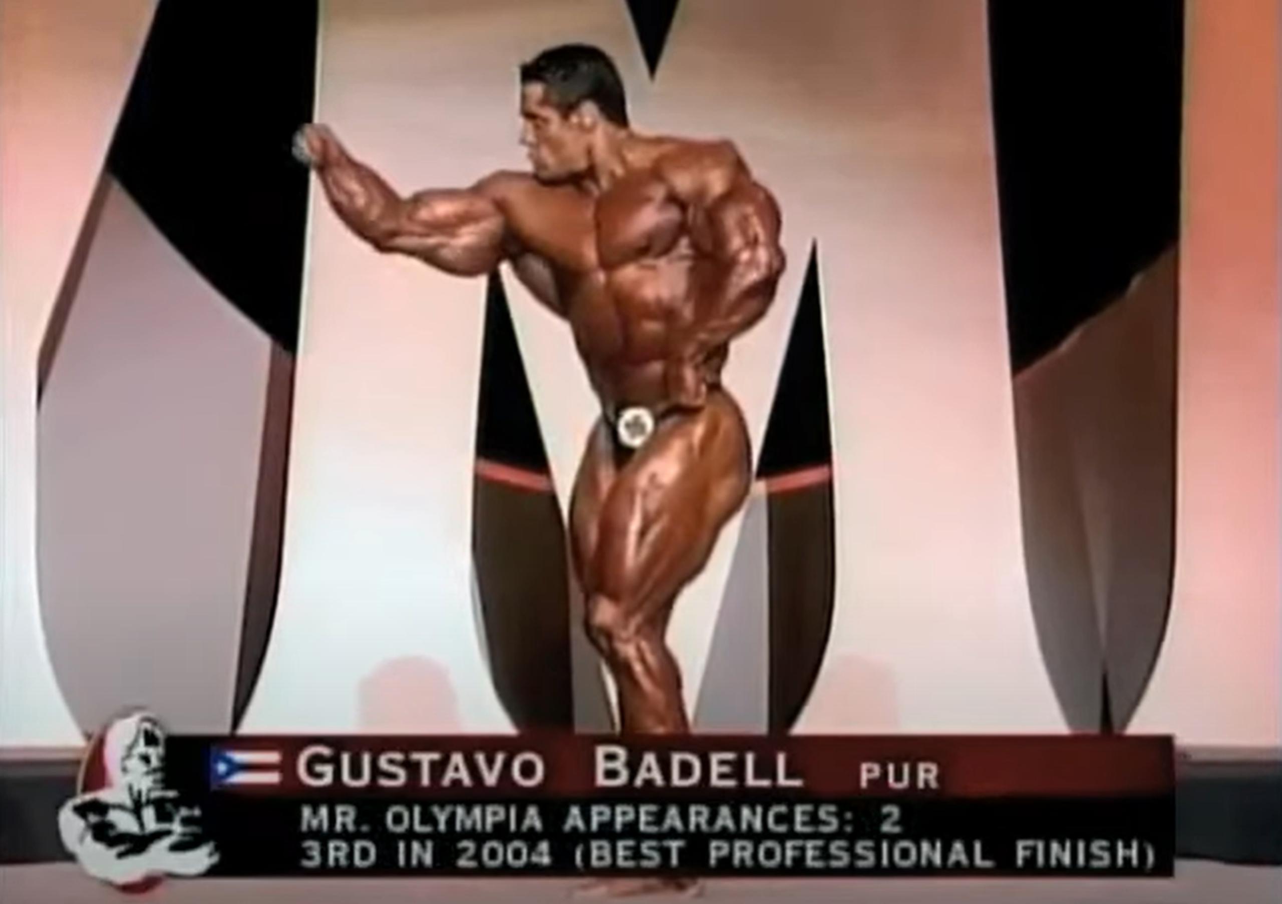 En el 2005 Gustavo Badell logró el tercer lugar en la competencia Mr. Olympia.
