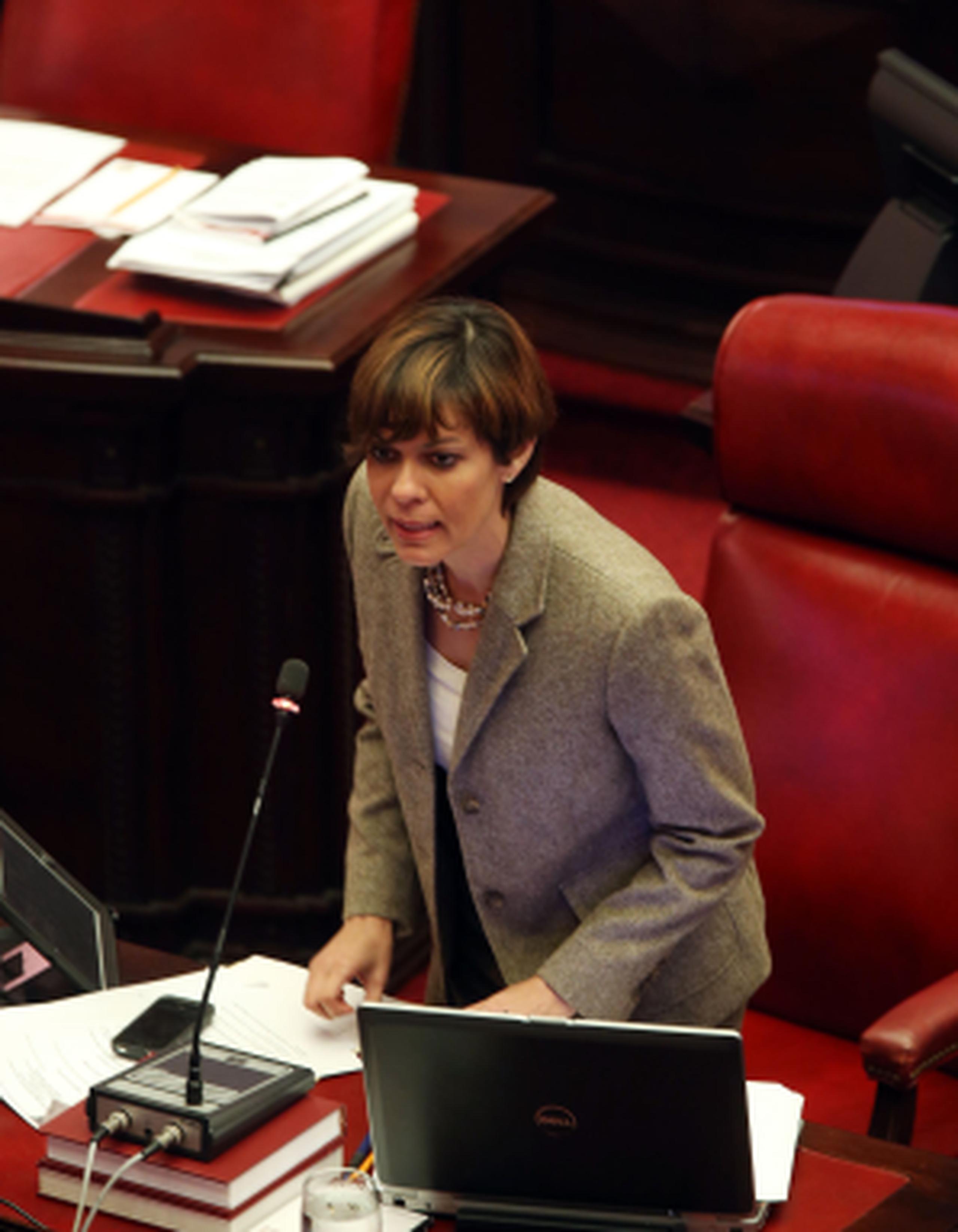 La senadora independentista María de Lourdes Santiago es la autora del proyecto de ley. (teresa.canino@gfrmedia.com)