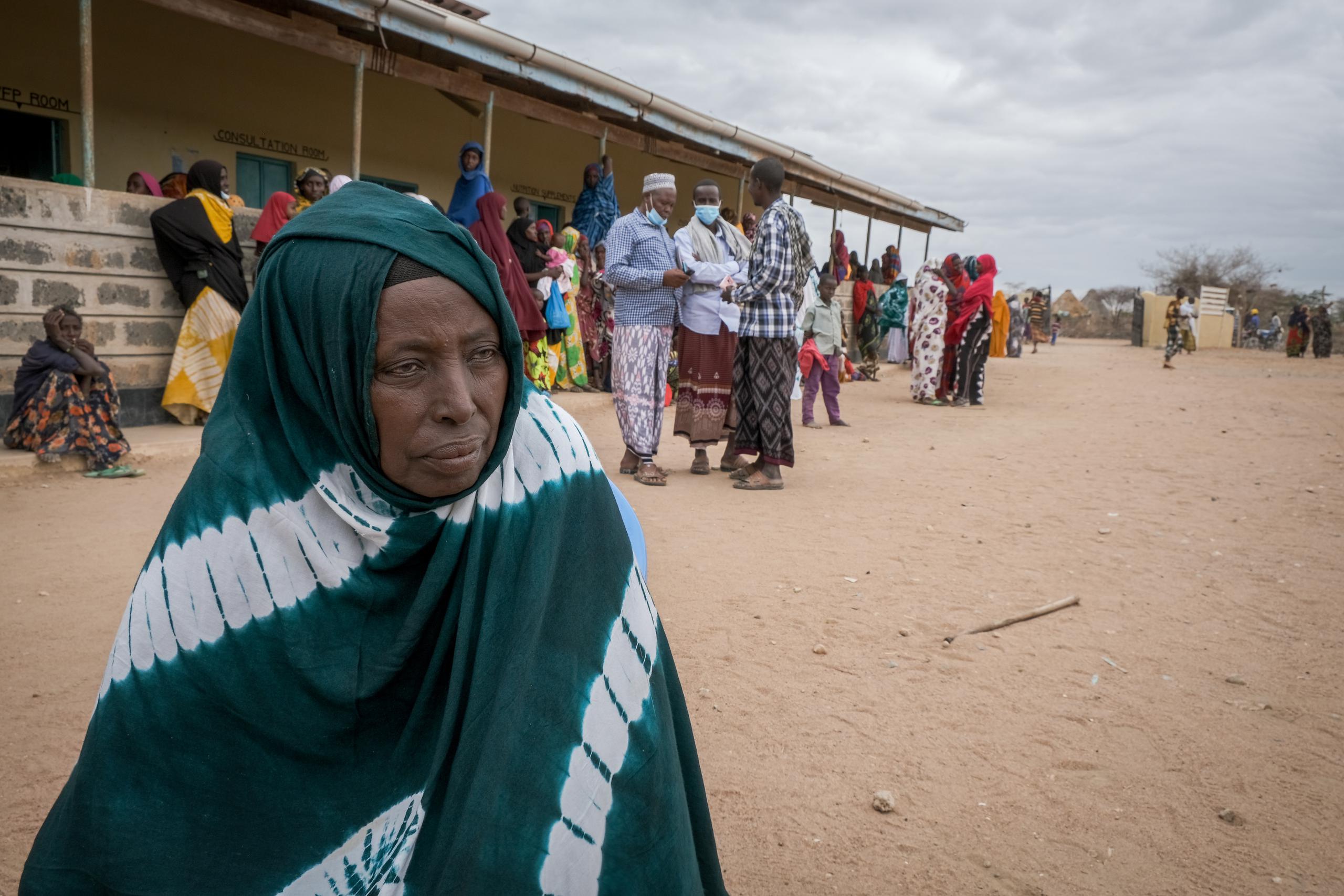 Amina Hageya Basia, una mujer keniana de 71 años, afectada por la sequía. (EFE/ Pablo Moraga)