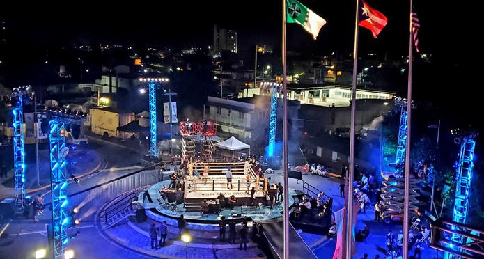 La primera cartelera de la serie "Ring City USA" se llevó a cabo en las inmediaciones del gimnasio Félix Pagán Pintor en Guaynabo el pasado marzo.