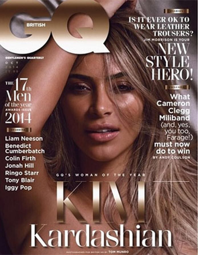 Kim Kardashian engala la portada de la edición de octubre de GQ British. (Instagram: @KimKardashian)