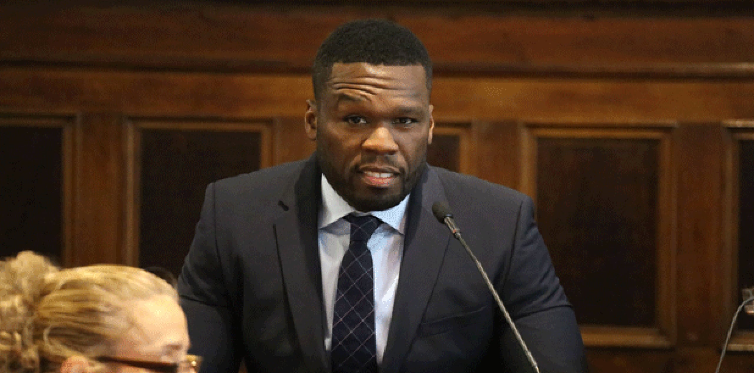 50 Cent, cuyo verdadero nombre es Curtis Jackson III, presentó una solicitud de protección por bancarrota en Connecticut luego del fallo. (Jefferson Siegel/New York Daily News/POOL)