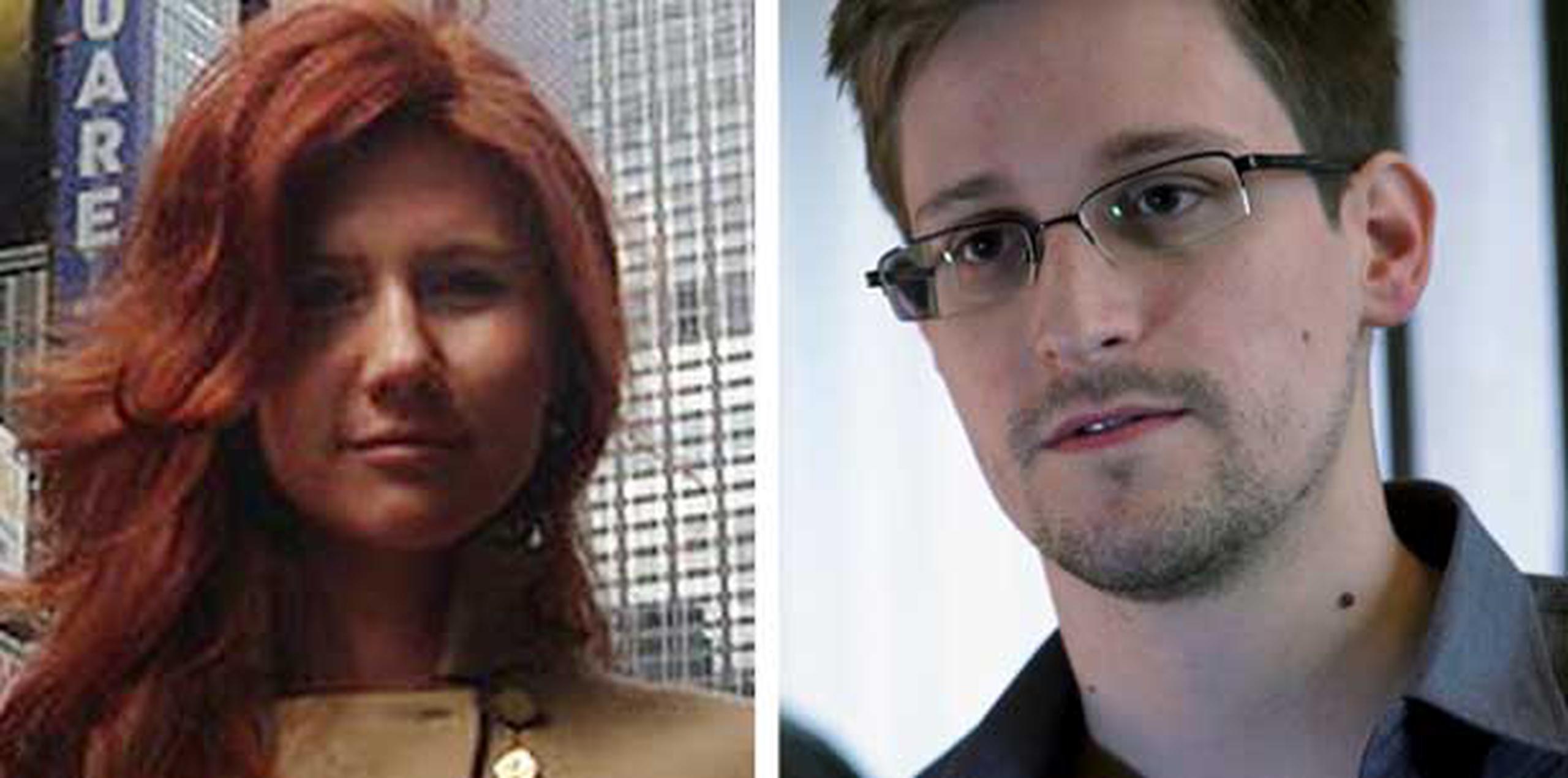 Anna Chapman le preguntó a Edward Snowden por Twitter si se quería casar con ella.  (Archivo)