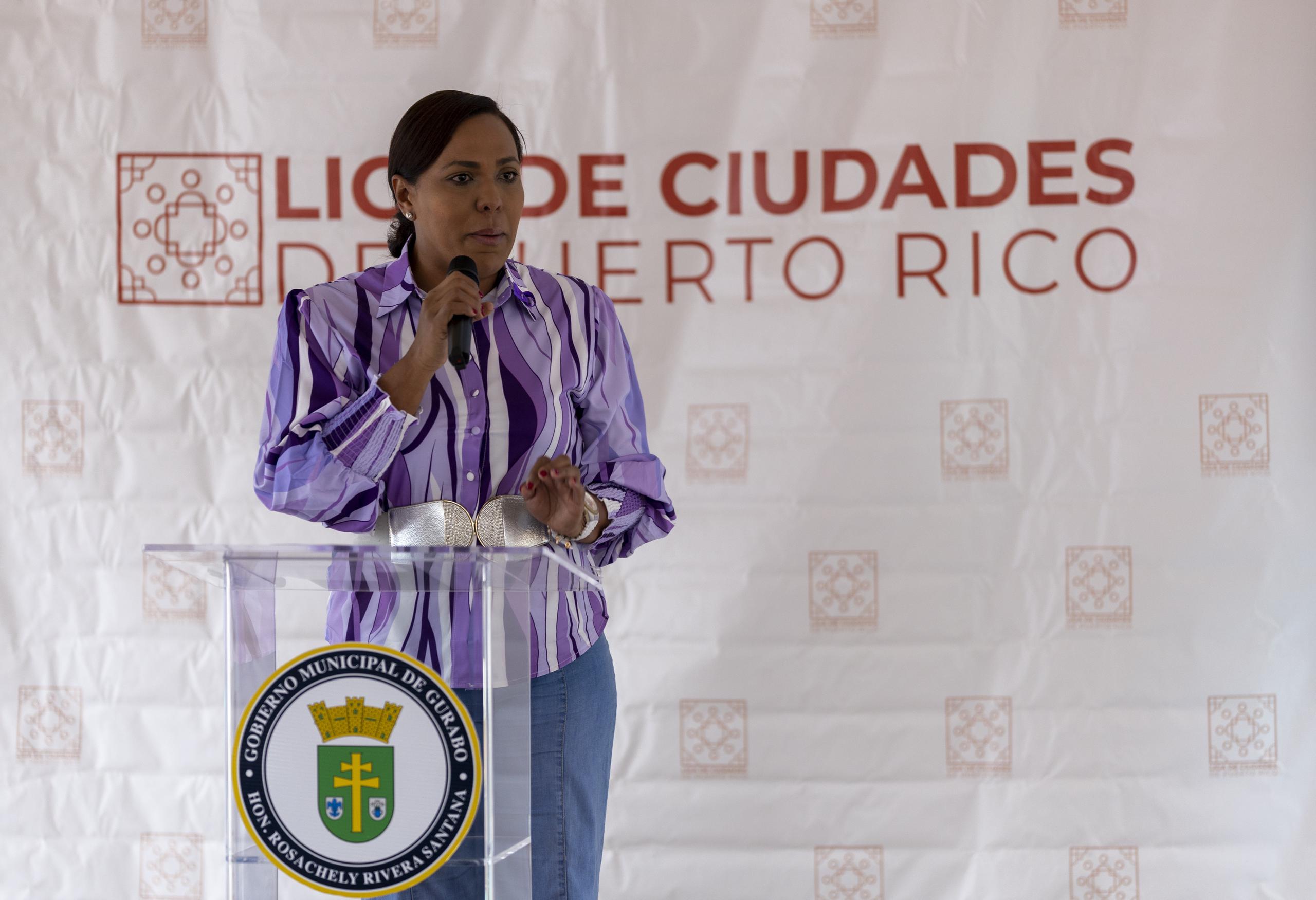 La alcaldesa de Gurabo, Rosachely Rivera Santana
